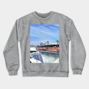 Niagara Falls NY - Under the Rainbow Crewneck Sweatshirt